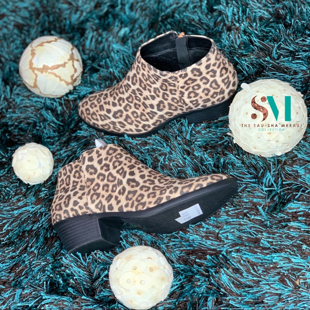 Cheetah print boots